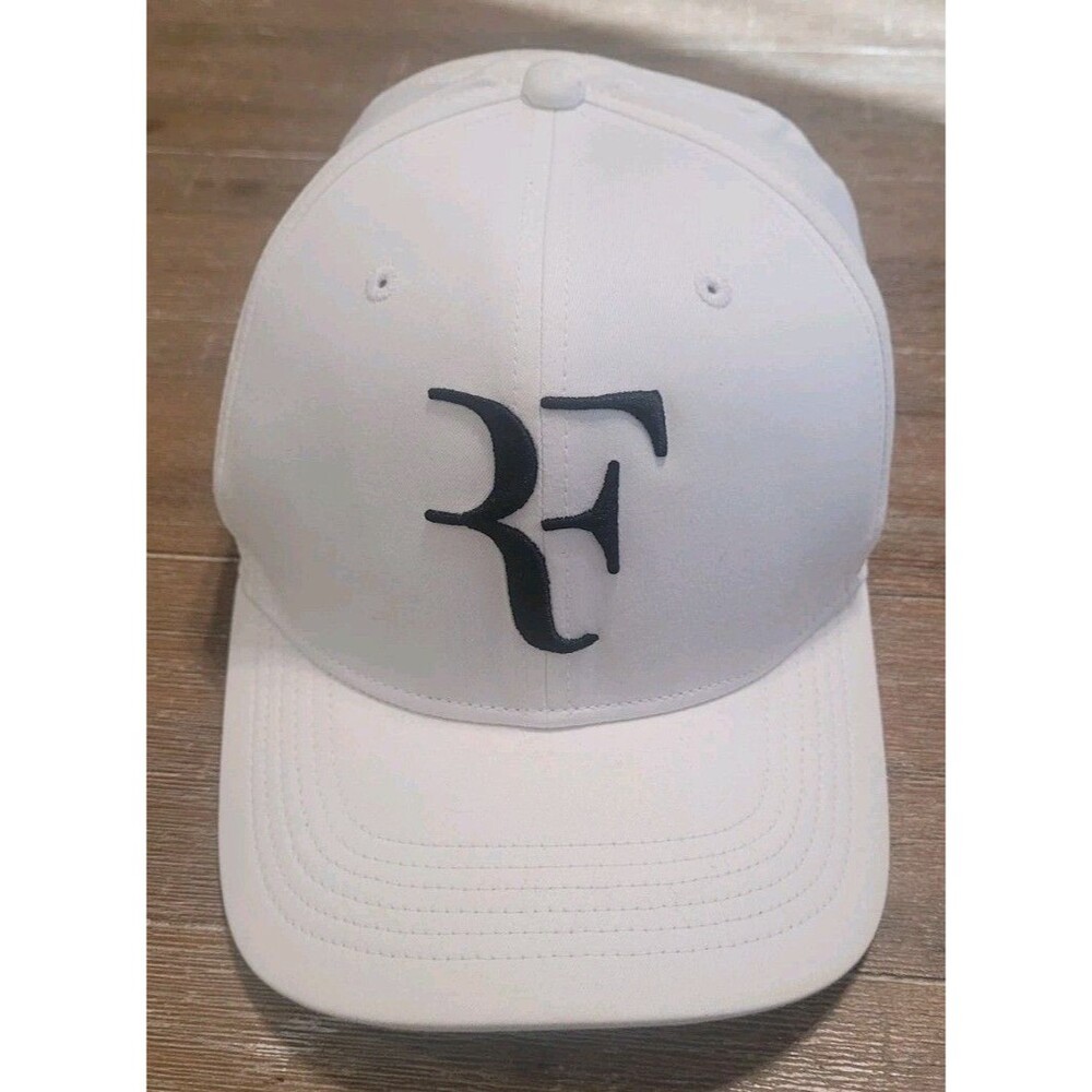 Nike Roger Federer White Hat Strap Back Classic99 Dri-fit Tennis 888579-100 Cap